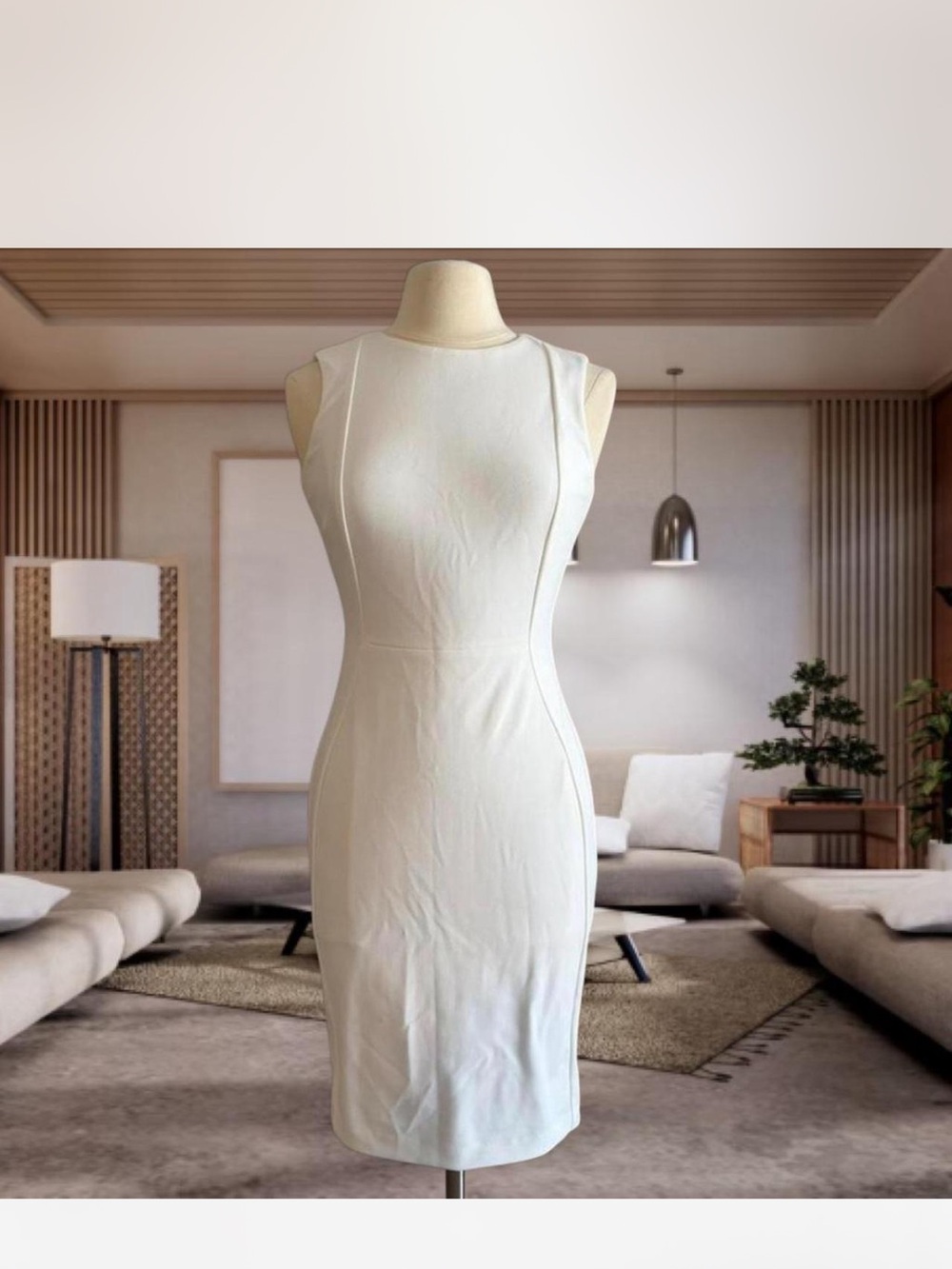 Calvin Klein White Dress